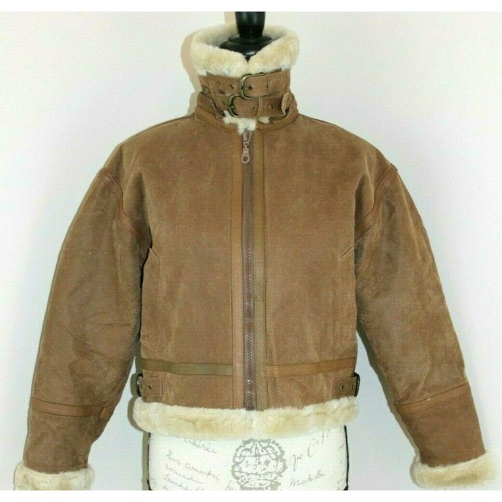 Protocol Women's Size 10 Bomber Leather USAF Jacket